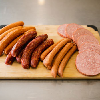 Hand crafted sausage made in-store